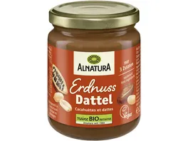 Alnatura Bio Erdnuss Dattel Kakao Creme