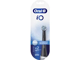 Oral B Aufsteckbuersten iO Ultimative Reinigung BLACK