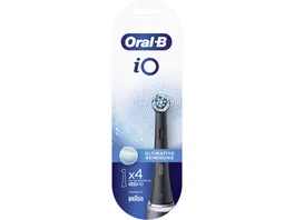 Oral B Aufsteckbuersten iO Ultimative Reinigung BLACK