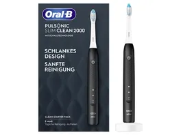 Oral B Elektrische Zahnbuerste Pulsonic Slim Clean 2000 Schwarz