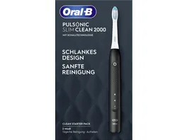 Oral B Elektrische Zahnbuerste Pulsonic Slim Clean 2000 Schwarz