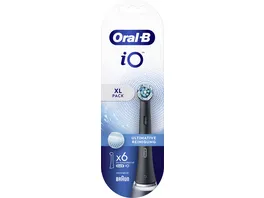 Oral B Aufsteckbuersten iO Ultimative Reinigung BLACK