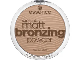 essence sun club matt bronzing powder