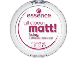 essence all about matt fixing compact powder