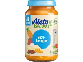 Alete bewusst Bio Baby Lasagne