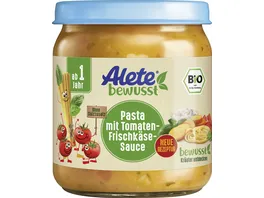 ALETE bewusst Bio Pasta mit Tomaten Frischkaese Sauce