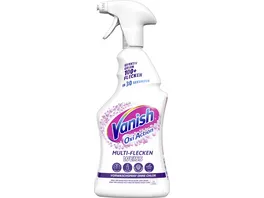 Vanish Oxi Action Fleckentferner Multi Flecken Vorwaschspray Weiss fuer weisse Waesche 750ml