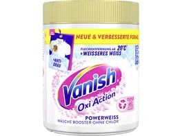 Vanish Oxi Action Powerweiss Waesche Booster Fleckentferner