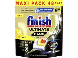 Finish Ultimate Plus All in 1 Maxipack Citrus 48 Caps