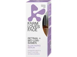 Farm Loves Face Retinal Bio Leinsamen Slow Aging Serum
