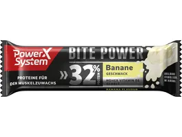 Power System Proteinriegel Bite Power Banane