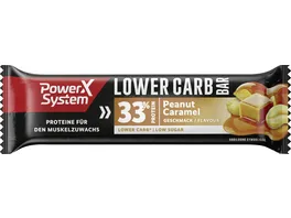 Power System Lower Carb Bar Peanut Caramel 45g