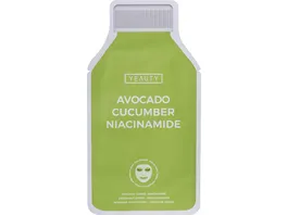 Yeauty Tuchmaske Avocado Cucumber Niacinamide