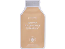 Yeauty Tuchmaske Papaya Calendula Vitamin C