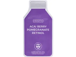 Yeauty Tuchmaske Acai Berry Pomegranate Retinol