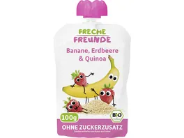 Freche Freunde Bio Quetschie Banane Erdbeere Quinoa