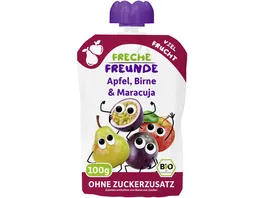 Freche Freunde Quetschie Apfel Birne Passionsfrucht