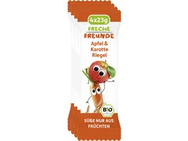 Freche Freunde Bio Getreideriegel Apfel Karotte 4er Pack