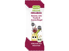 Freche Freunde Bio Getreideriegel Rote Traube Aronia Banane 4er Pack