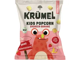 Kruemel Bio Kids Popcorn Erdbeer Banane