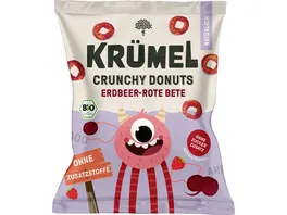 Kruemel Bio Crunchy Donuts Erdbeer Rote Beete