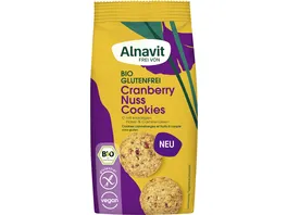 Alnavit Bio Cranberry Nuss Cookies 125G