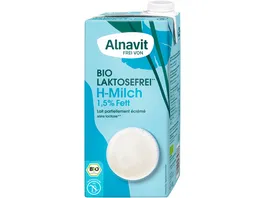 Alnavit Bio Laktosefreie Alpenmilch haltbar 1 5 Fett