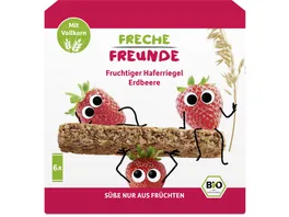 Freche Freunde Bio Fruchtiger Haferriegel Erdbeere 6x30g