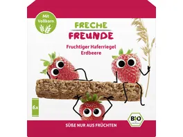 Freche Freunde Bio Fruchtiger Haferriegel Erdbeere 6x30g