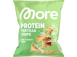 MORE NUTRITION Protein Tortilla Chips Sour Cream Onion