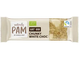 naturally PAM Bio Riegel Oat Bar Chunky White Choc