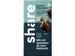 share Bio Schokoladentafel Nuss Meersalz