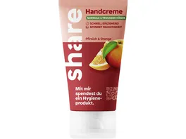 share Handcreme Pfirsich Orange