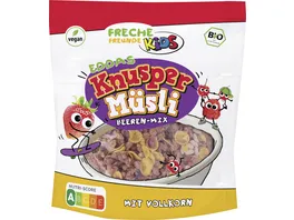 Freche Freunde Bio Eddas Knusper Muesli Beeren Mix