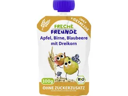 Freche Freunde Quetschie Apfel Birne Blaubeere mit Dreikorn