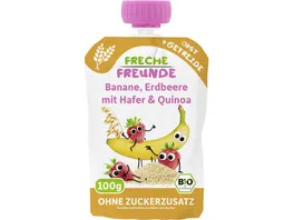 Freche Freunde Quetschie Banane Erdbeere mit Hafer Quinoa