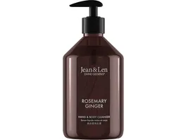 Jean Len Hand Body Cleanser Rosemary Ginger