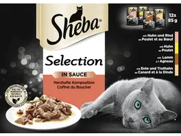 SHEBA Selection in Sauce Herzhafte Komposition Portionsbeutel