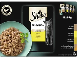 SHEBA Selection in Sauce Gefluegel Variation Portionsbeutel