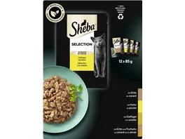 SHEBA Selection in Sauce Gefluegel Variation Portionsbeutel