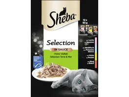SHEBA Selection in Sauce Feine Vielfalt Portionsbeutel