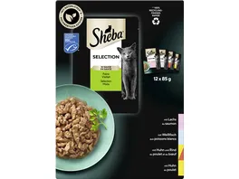 SHEBA Selection in Sauce Feine Vielfalt Portionsbeutel 12x85g