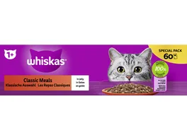 Whiskas Klassische Auswahl in Gelee Special Pack 60x85g