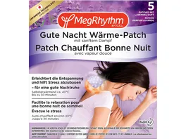 MegRhythm Gute Nacht Waerme Patch Lavendel Duft