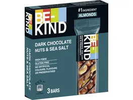 BE KIND Dark Chocolate Nuts SeaSalt