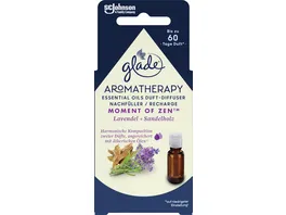 Glade Aromatherapy Essential Oils Duft Diffuser Nachfueller Moment of Zen