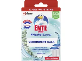 WC Ente Frische Siegel mit Bleichkraft Eukalyptus Nachfuellung