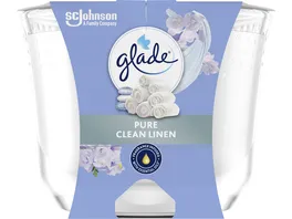 Glade Langanhaltende Duftkerze Romantic Clean Linen