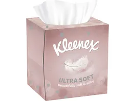 Kleenex Kosmetiktuecher Ultra Soft Wuerfelbox a 48 Tuecher