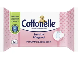 Cottonelle Feuchtes Toilettenpapier Sensitiv Pflegend